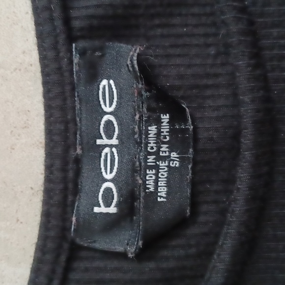 BEBE Cut Out Shoulder Top - Picture 3 of 8